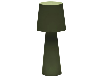 Zelená kovová zahradní stolní LED lampa Kave Home Arenys M