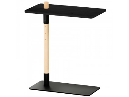 Černý dřevěný odkládací stolek Karup Design Adjust 55 x 30 cm