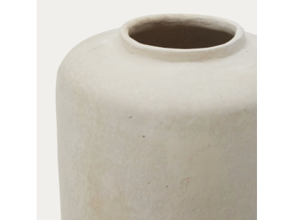 Bílá váza Kave Home Serina 55 cm