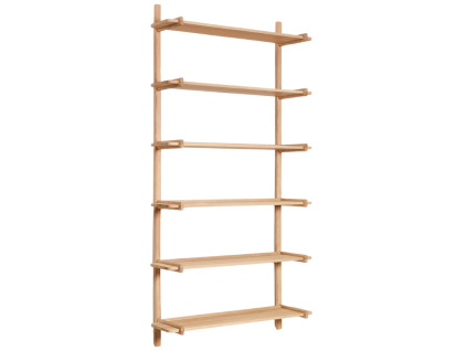 Dubová modulární police Kave Home Sitra 202 x 110 cm