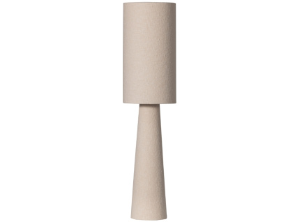 Béžová kovová stojací lampa Lofa 90 cm