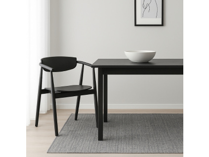 Černá dubová jídelní židle Diaz -fv-interier-25