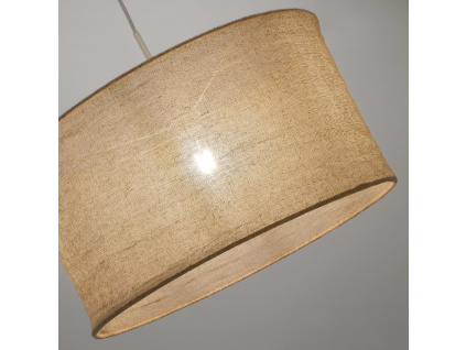 Béžové lněné stínidlo Kave Home Mariela 50 cm