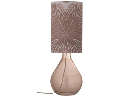 Skleněná stolní lampa Leni