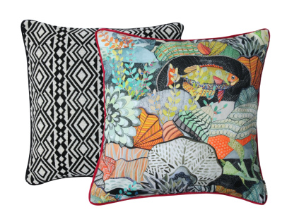 Set dvou venkovních povlaků na polštář Marine Aztec IV