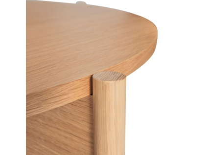Dubový konferenční stolek Hübsch Heritage 86 cm