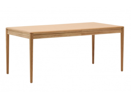 Dubový rozkládací jídelní stůl Kave Home Lenon 160-200 x 90 cm