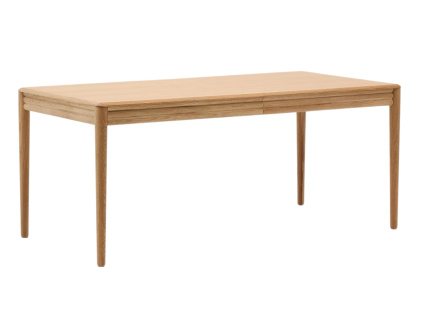 Dubový rozkládací jídelní stůl Kave Home Lenon 160-200 x 90 cm
