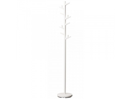 Bílý kovový stojací věšák Yamazaki Branch 176 cm