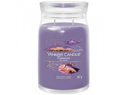 Velká vonná svíčka Yankee Candle Stargazing Singature