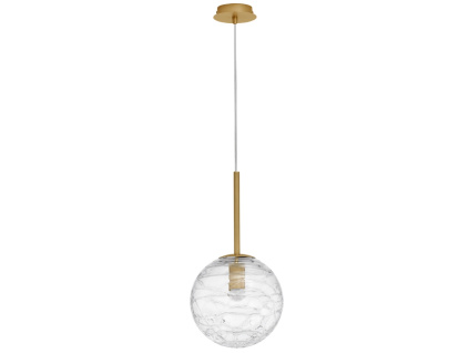 Skleněné závěsné světlo Nova Luce Coen 25 cm