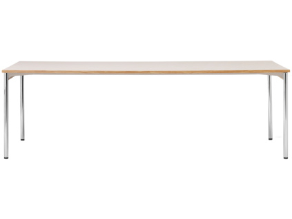 Bílý dubový jídelní stůl AUDO CO 240 x 100 cm