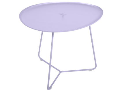 Fialový kovový konferenční stolek Fermob Cocotte 44 x 55 cm