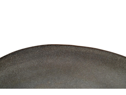 Set čtyř šedohnědých keramických talířů Selly 21 cm