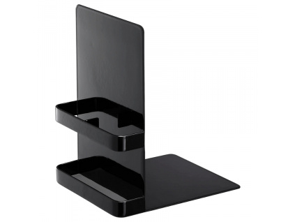 Set dvou černých kovových zarážek na knihy Yamazaki Tower 18 cm