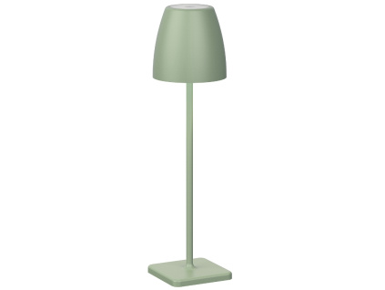 Zelená kovová zahradní stolní LED lampa Nova Luce Colt M