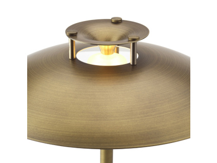 Mosazná kovová stolní lampa Halo Design Stepp 1-2-3