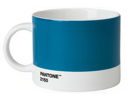 Modrý porcelánový hrnek na čaj Pantone Blue 2150 475 ml