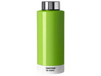 Zelená kovová termoláhev Pantone Green 15-0343 530 ml