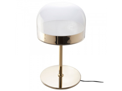 Zlatá skleněná stolní lampa Angel Cerdá No. 8066