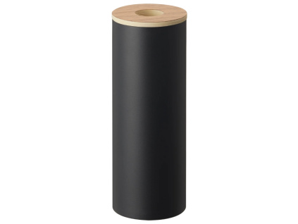 Černý kovový box na ubrousky Yamazaki Rin 9,2 cm