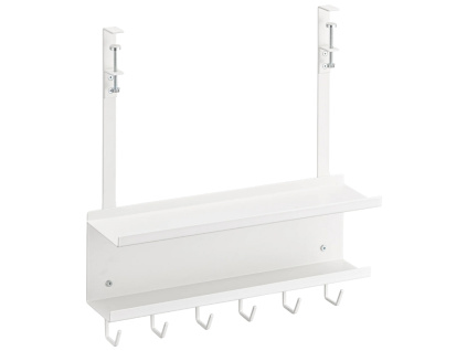 Bílý kovový organizér na kabely Yamazaki Smart 43 x 11,5 cm