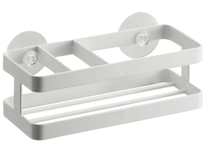 Bílý kovový stojan na mycí prostředky Yamazaki Tower 18 x 8 cm