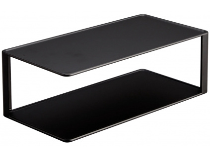 Černá kovová přídavná police Yamazaki Tower 30 cm