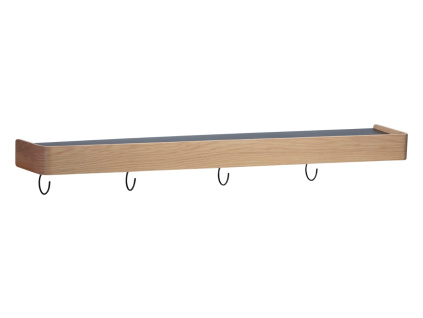 Dubový nástěnný věšák DAN-FORM Protopia 120 x 21 cm