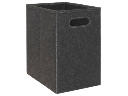 Šedý úložný box ke knihovnám Tenzo Z 32 x 21 cm