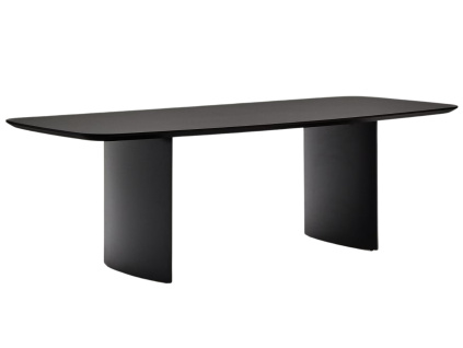 Černý lakovaný jídelní stůl Kave Home Litto 240 x 100 cm