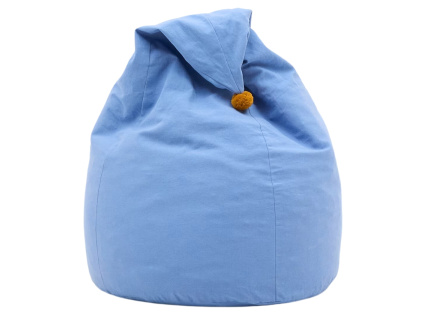 Modrý dětský sedací pytel Kave Home Olvi 60 cm