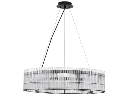 Skleněné závěsné světlo Nova Luce Barok 70 cm
