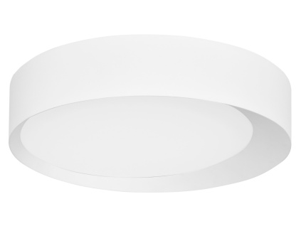Bílé kovové stropní LED světlo Nova Luce Oby 60 cm