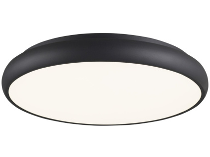 Černé kovové stropní LED světlo Nova Luce Gap 61 cm