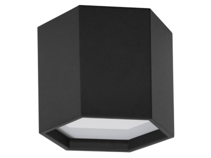 Černé kovové stropní LED světlo Nova Luce Samba II. 25 cm