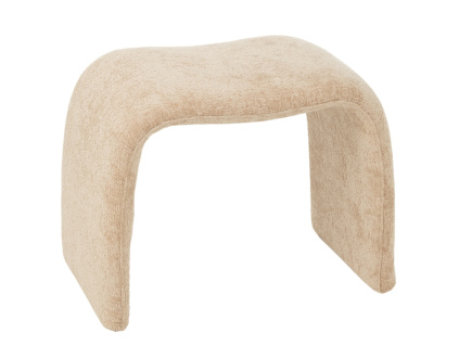 Béžová čalouněná stolička J-line Naute 46 cm