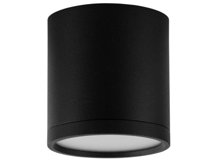 Černé kovové stropní LED světlo Nova Luce Garf 7 cm