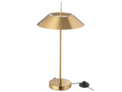 Zlatá kovová stolní LED lampa J-line Zavya