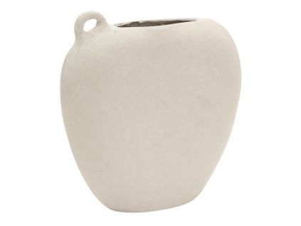 Bílá váza Kave Home Neti 37 cm