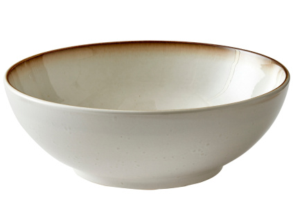 Béžová kameninová miska Salia 30 cm