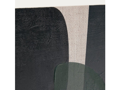 Abstraktní obraz Kave Home Nemsa 90 x 60 cm