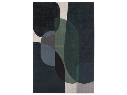 Abstraktní obraz Kave Home Nemsa 90 x 60 cm