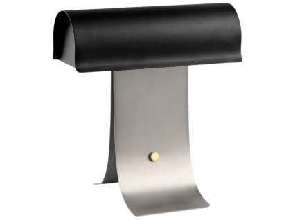 Černá kovová stolní LED lampa Archive 25 cm