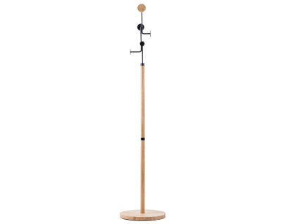 Černý dubový věšák Hook 170 cm