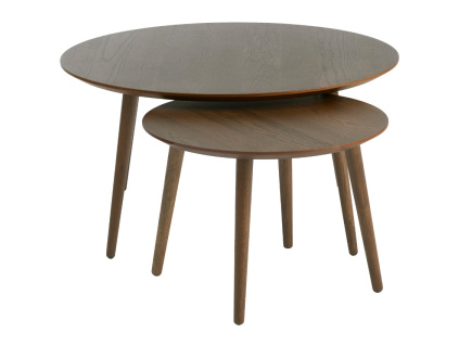 Set dubových konferenčních stolků Adda 58/88 cm