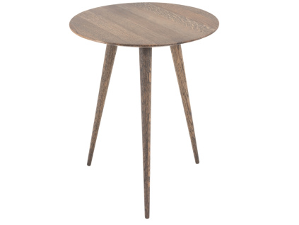 Tmavý dubový odkládací stolek Arp 45 cm