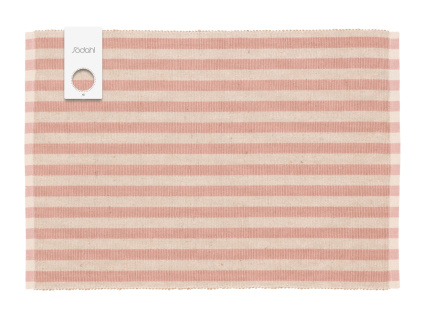 Set dvou růžových prostírání Stripe 48 x 33 cm