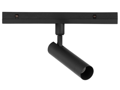 Černé kovové LED světlo do magnetické lišty Nova Luce Lod 24,5 cm