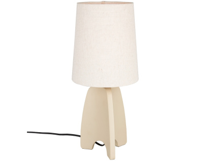 Béžová betonová stolní lampa ZUIVER SABA